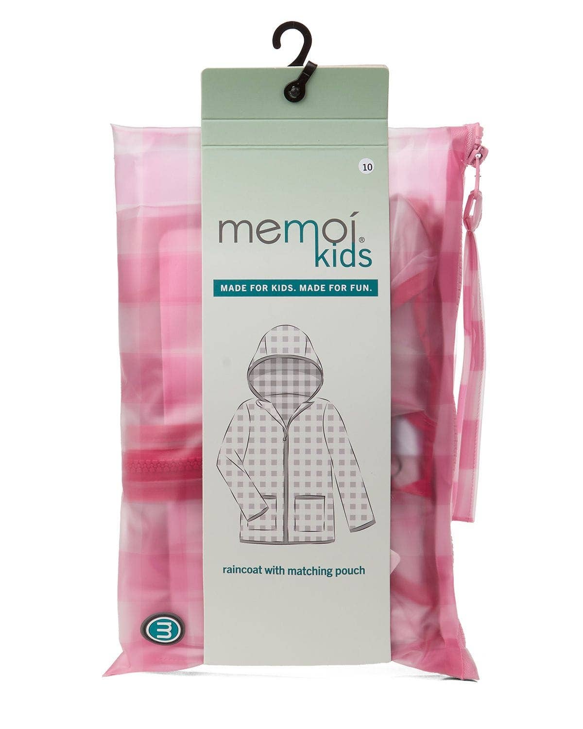 Checkmate Kids Raincoat with Pouch: Navy / 4
