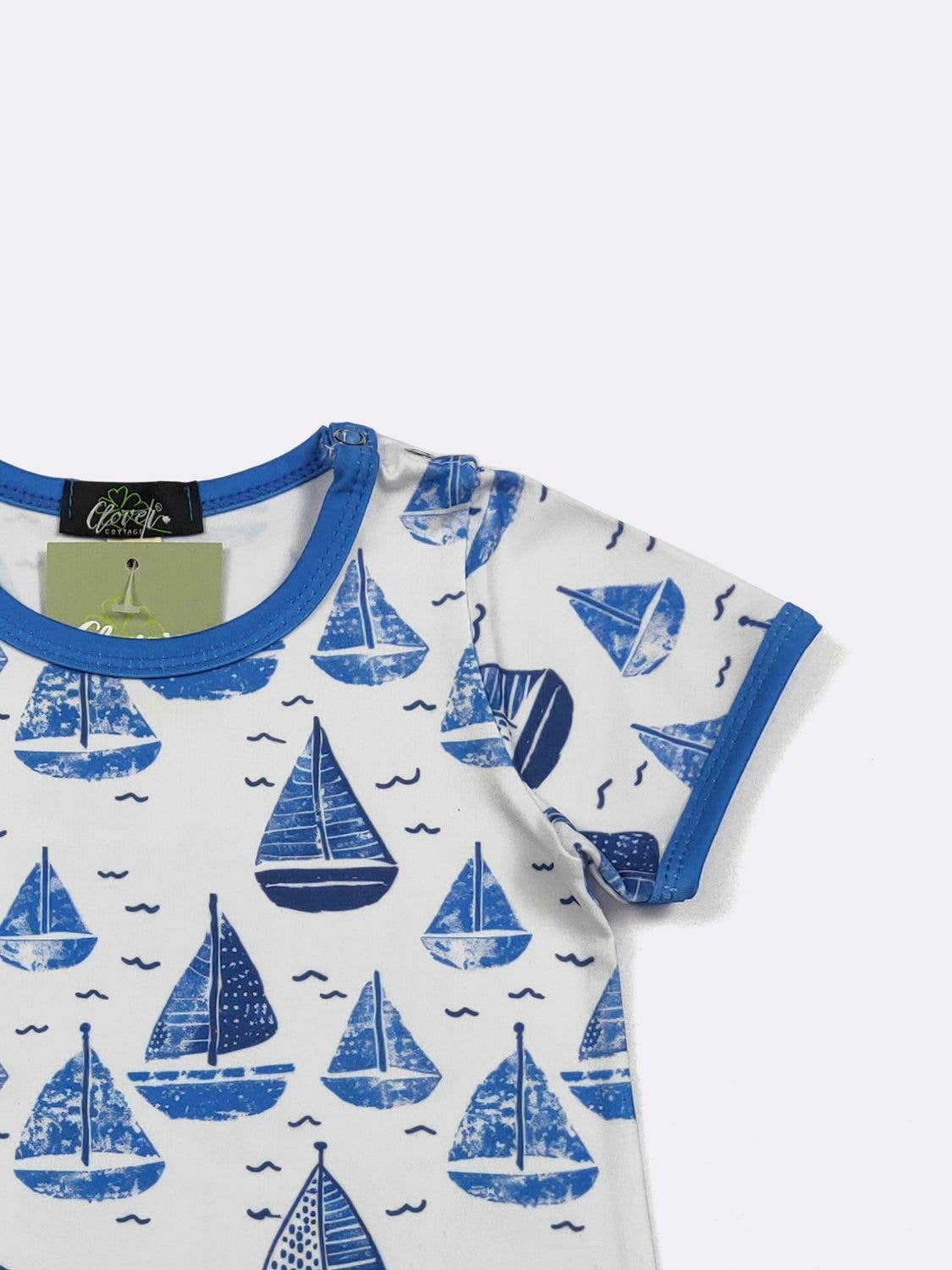 Sailboat Boy Romper: 12/24 mo
