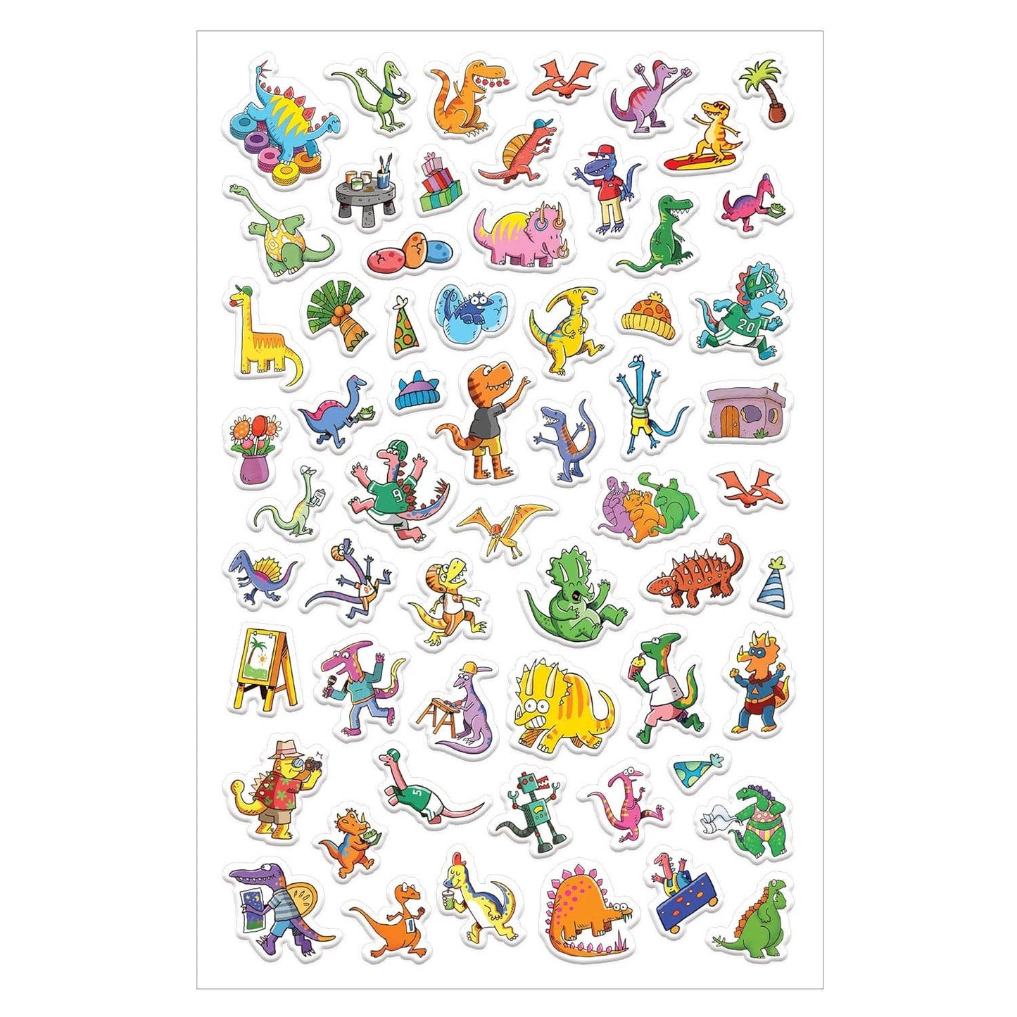 Dinosaur Hidden Pictures Puffy Sticker Playscenes