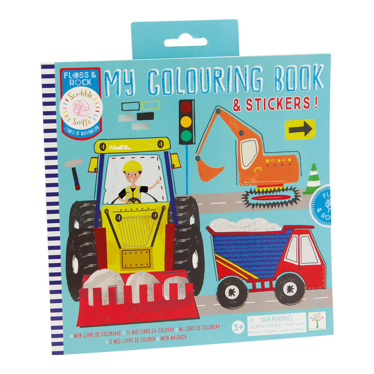 Scribble Sniffs Construction My Coloring Book