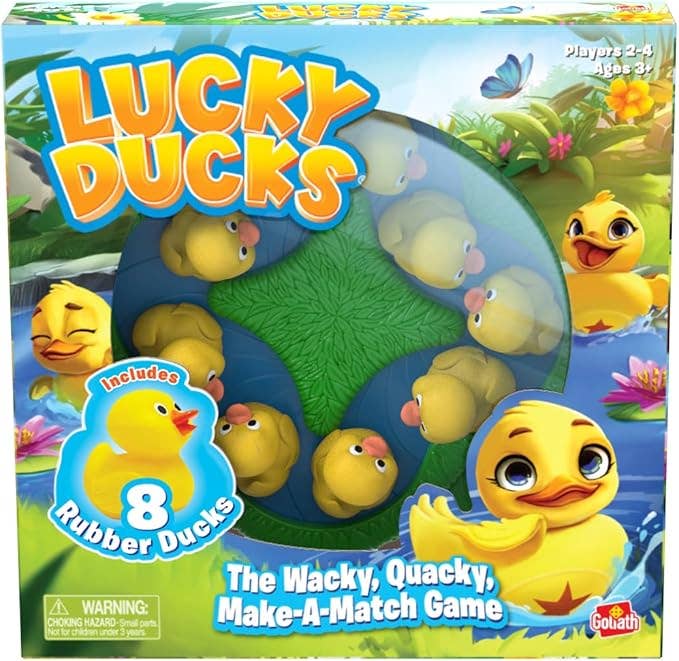 Lucky Ducks - Preschool Memory & Matching Game with 8 Ducks