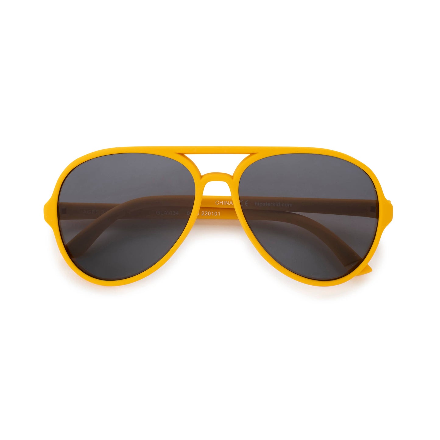 Hipsterkid Baby & Kids Sunglasses – Polarized, UV Protective | Mustard: Baby: 0-2 years