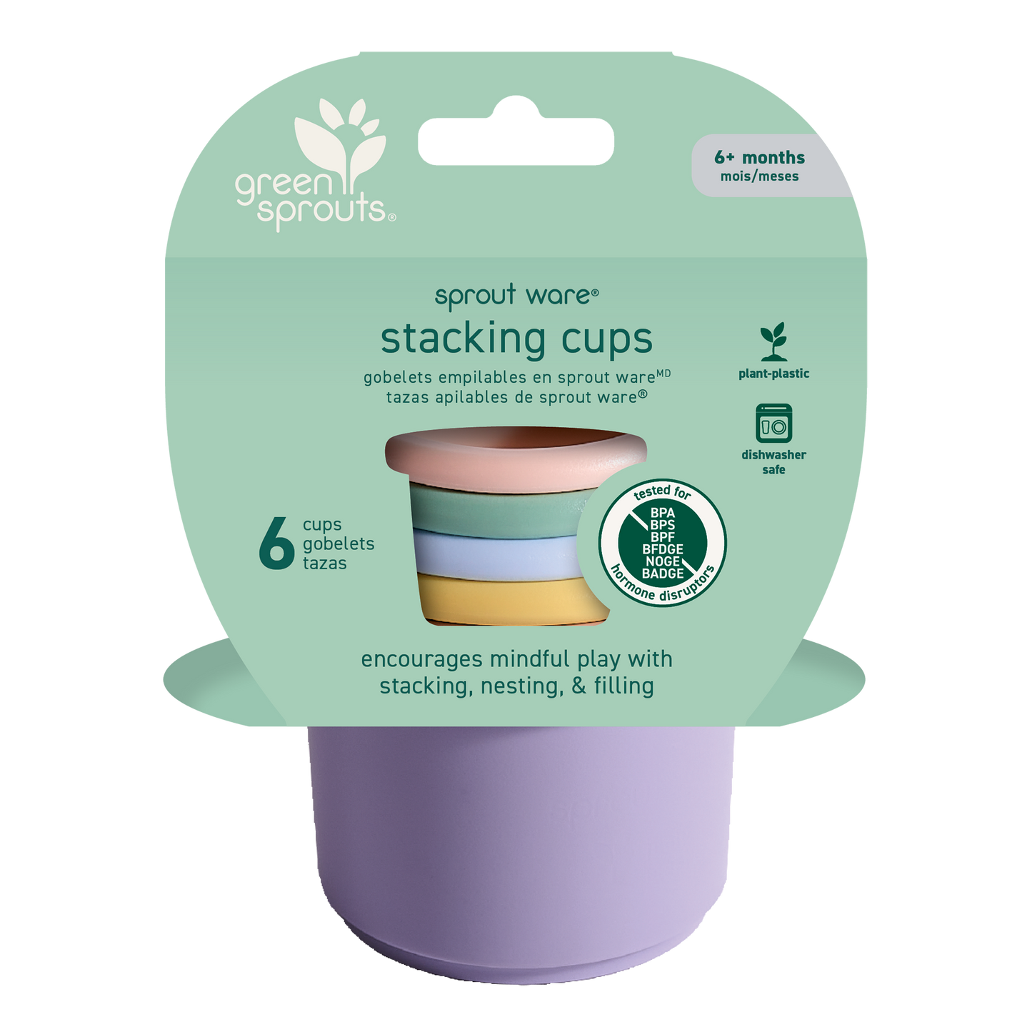 Sprout Ware® Stacking Cups 6 cups