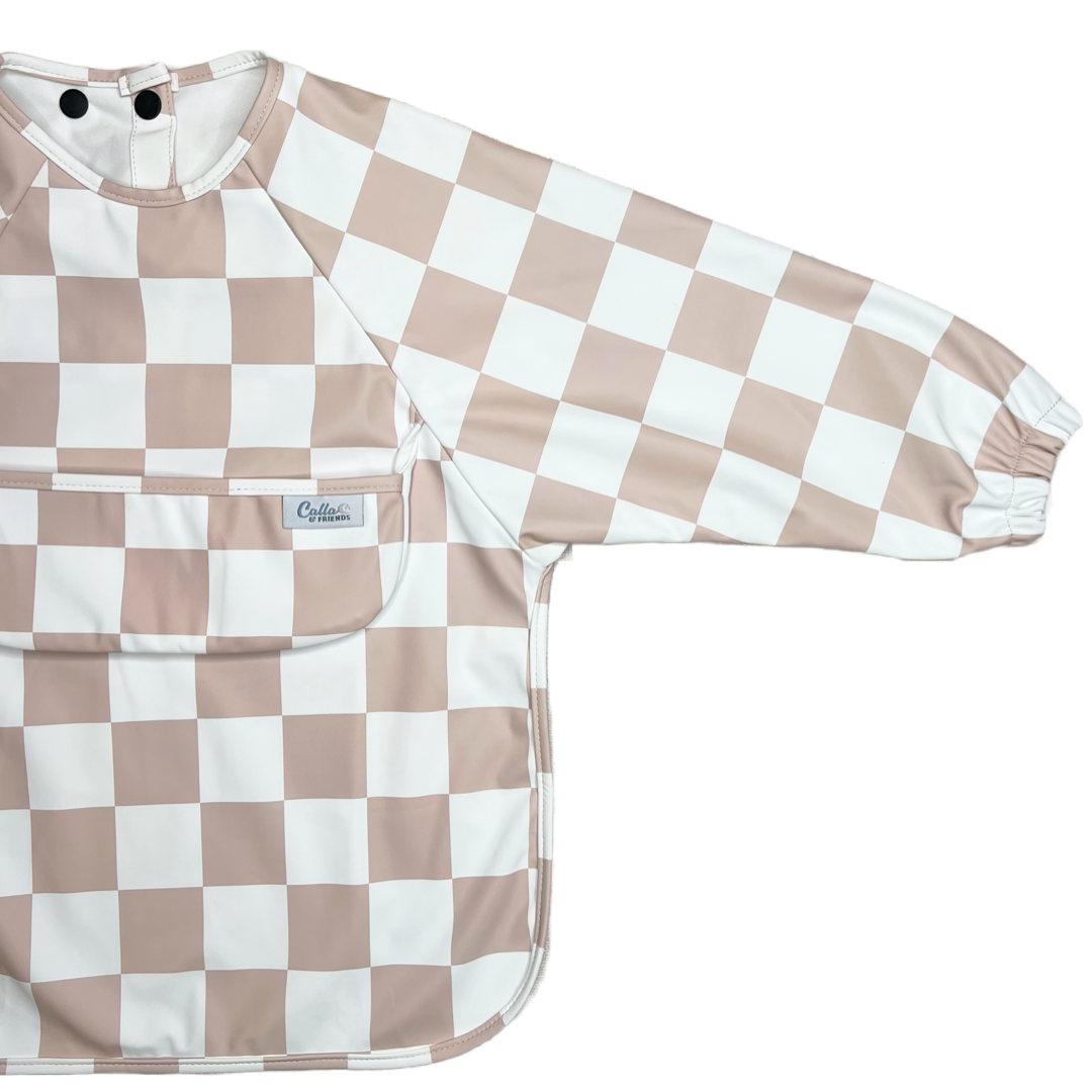 The Grayson Long Sleeve Bib - Checkered: BLACKOUT