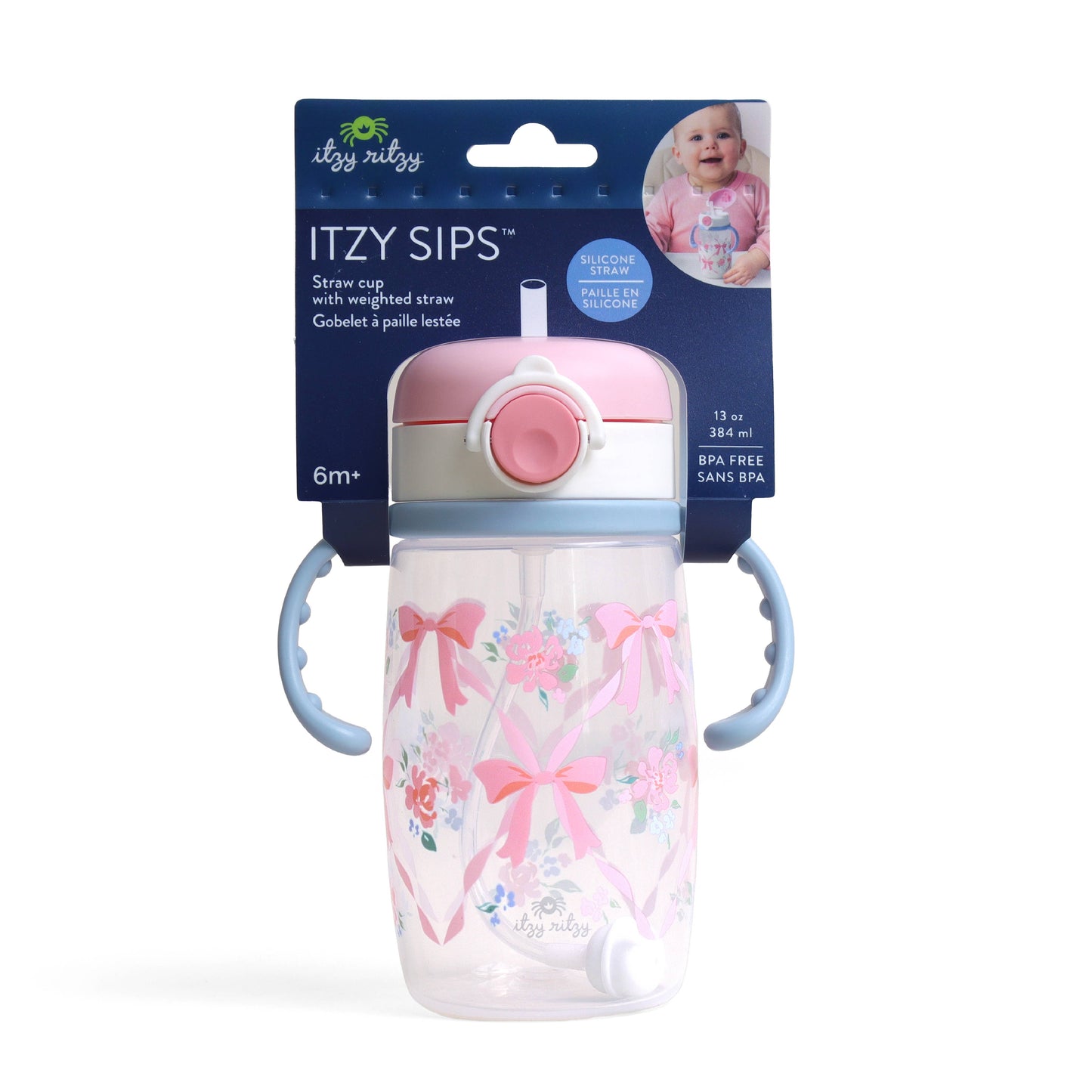 *NEW OPTIONS* Itzy Sips™ - Straw Cup With Snap-Close Lid: Woodland