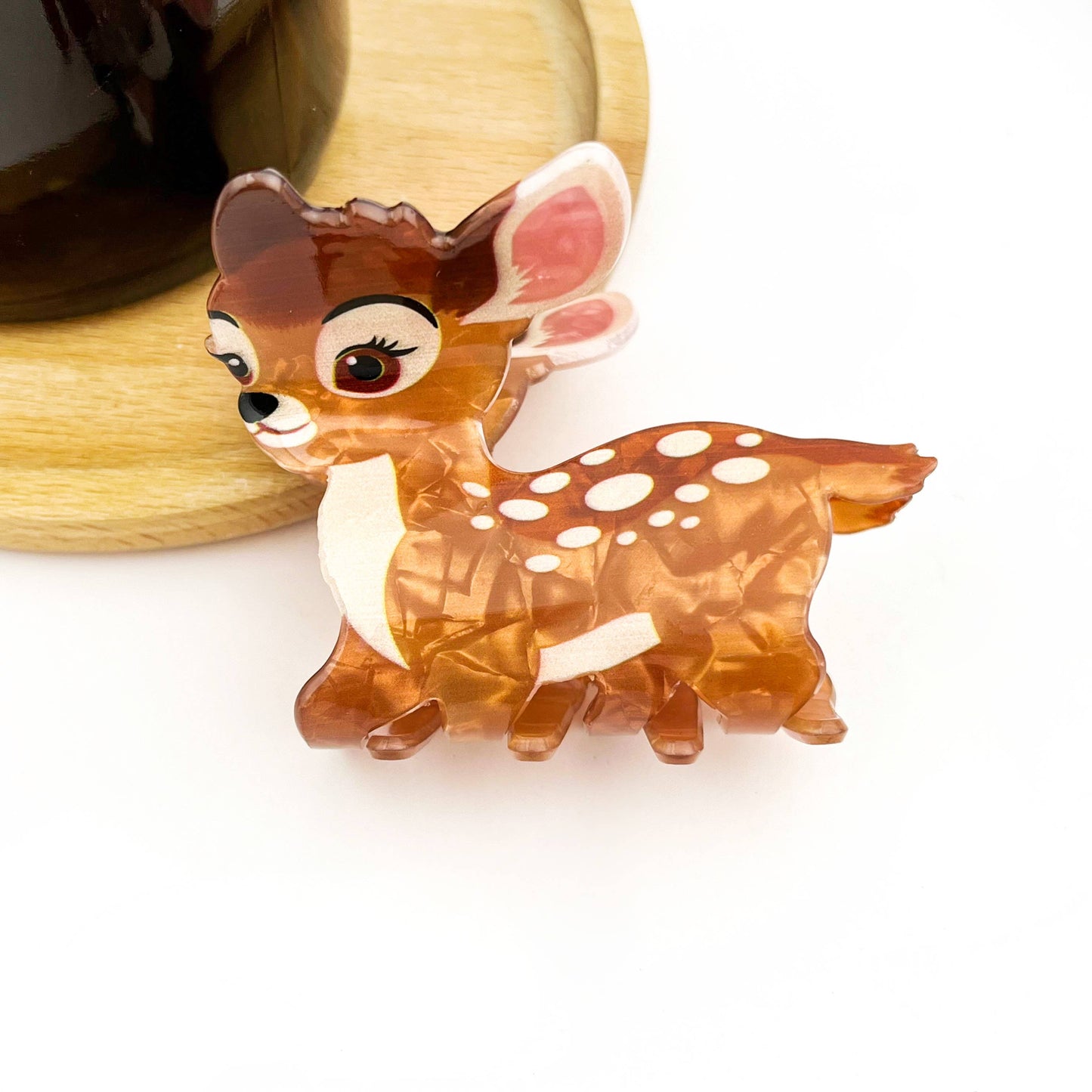 Cute Reindeer Hair Claw Clip, Christmas Deer Hair Clip: Deer