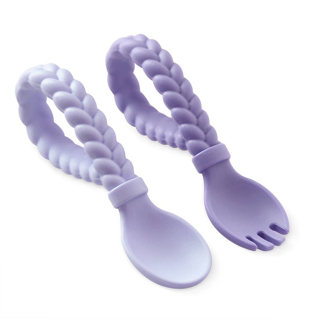 Sweetie Spoons™ Spoon + Fork Set: Mint