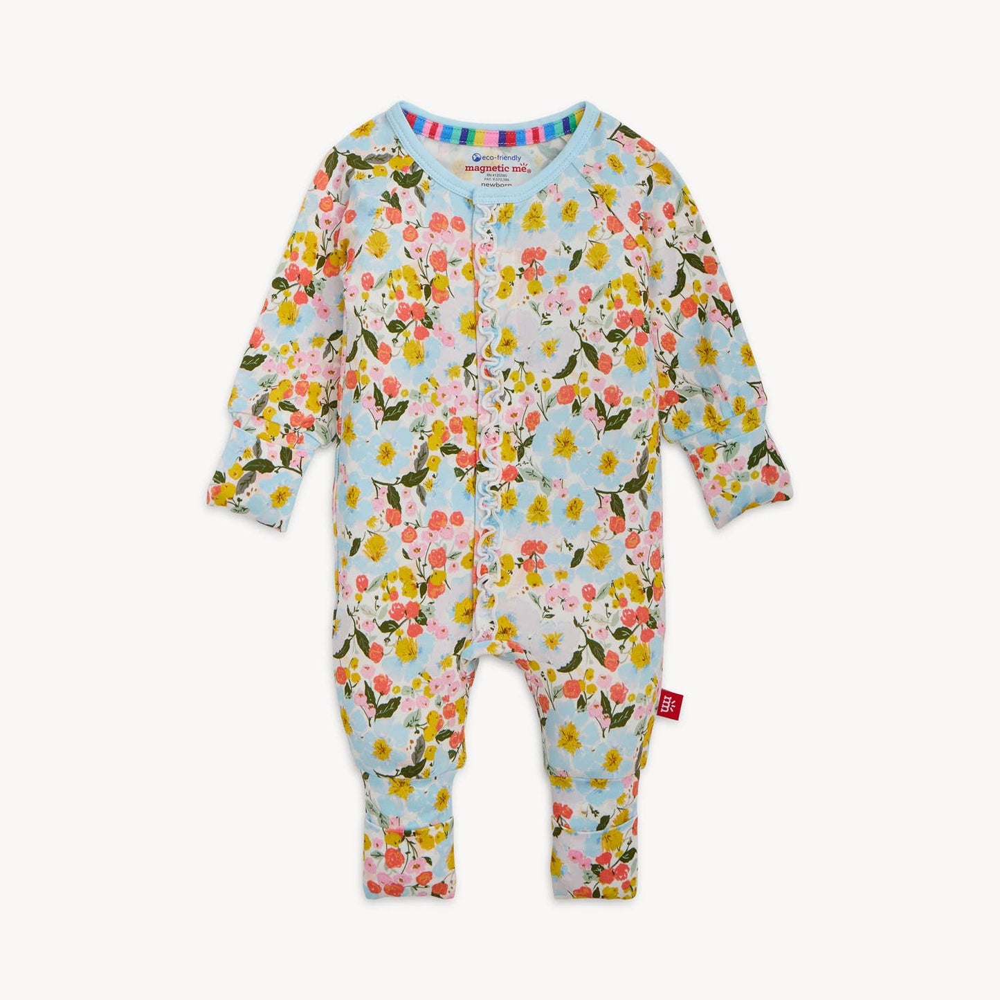 SERAPHINA MODAL MAGNETIC CONV COVERALL W RUF: 450 / 6-9M