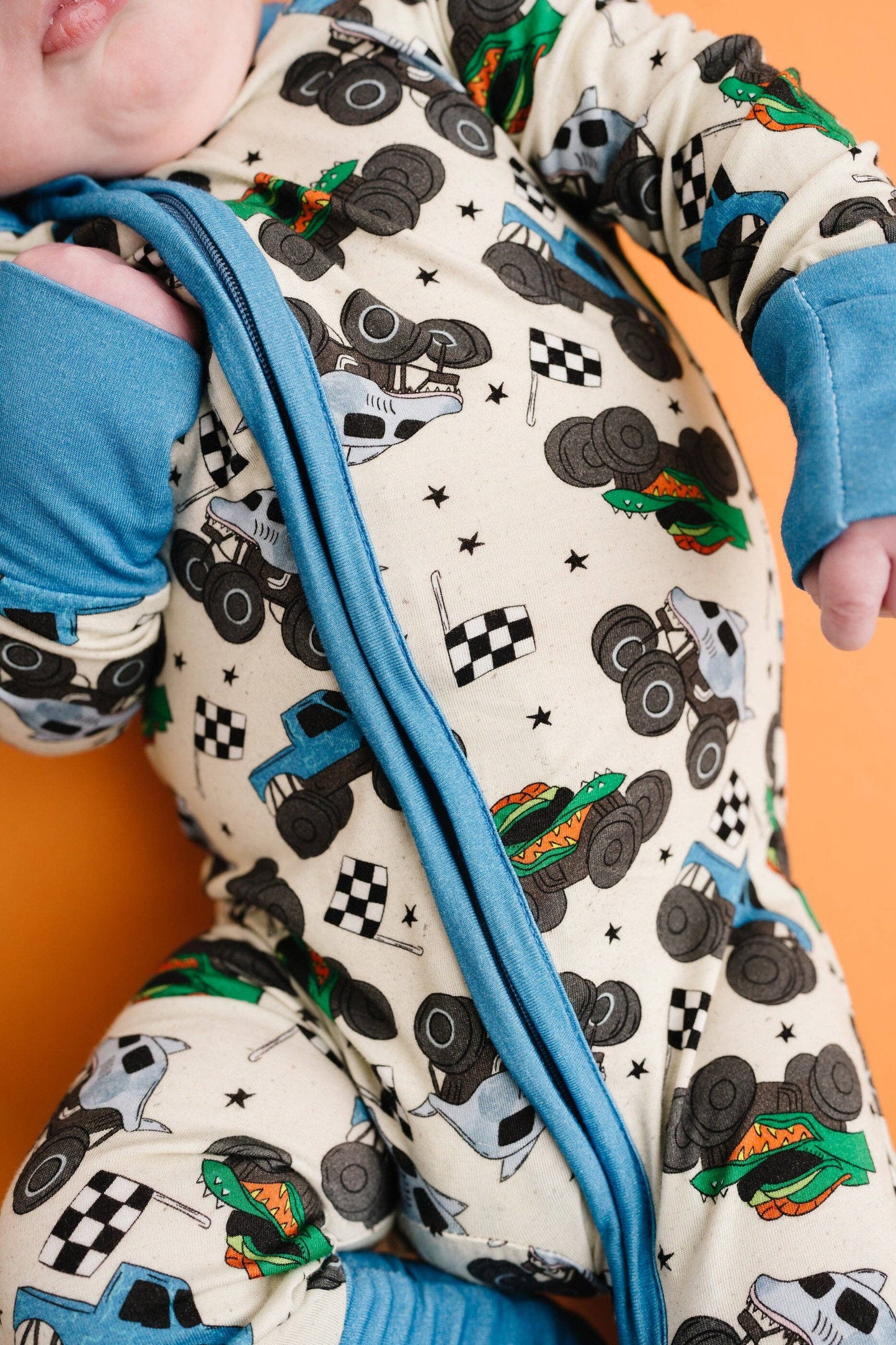 Monster Trucks Bamboo Sleeper: 12-18M
