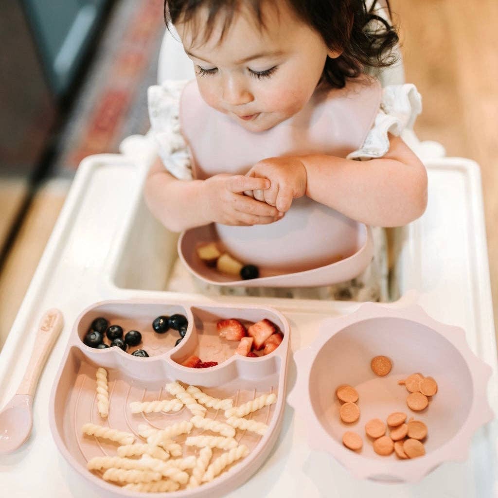 You Are My Sunshine Suction Bowl: Marble White