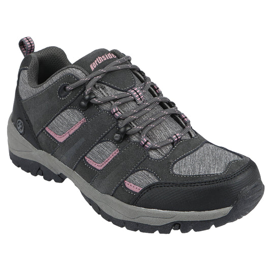 Women's Monroe Low Hiking Shoe: Charcoal/Dusty Rose / 8