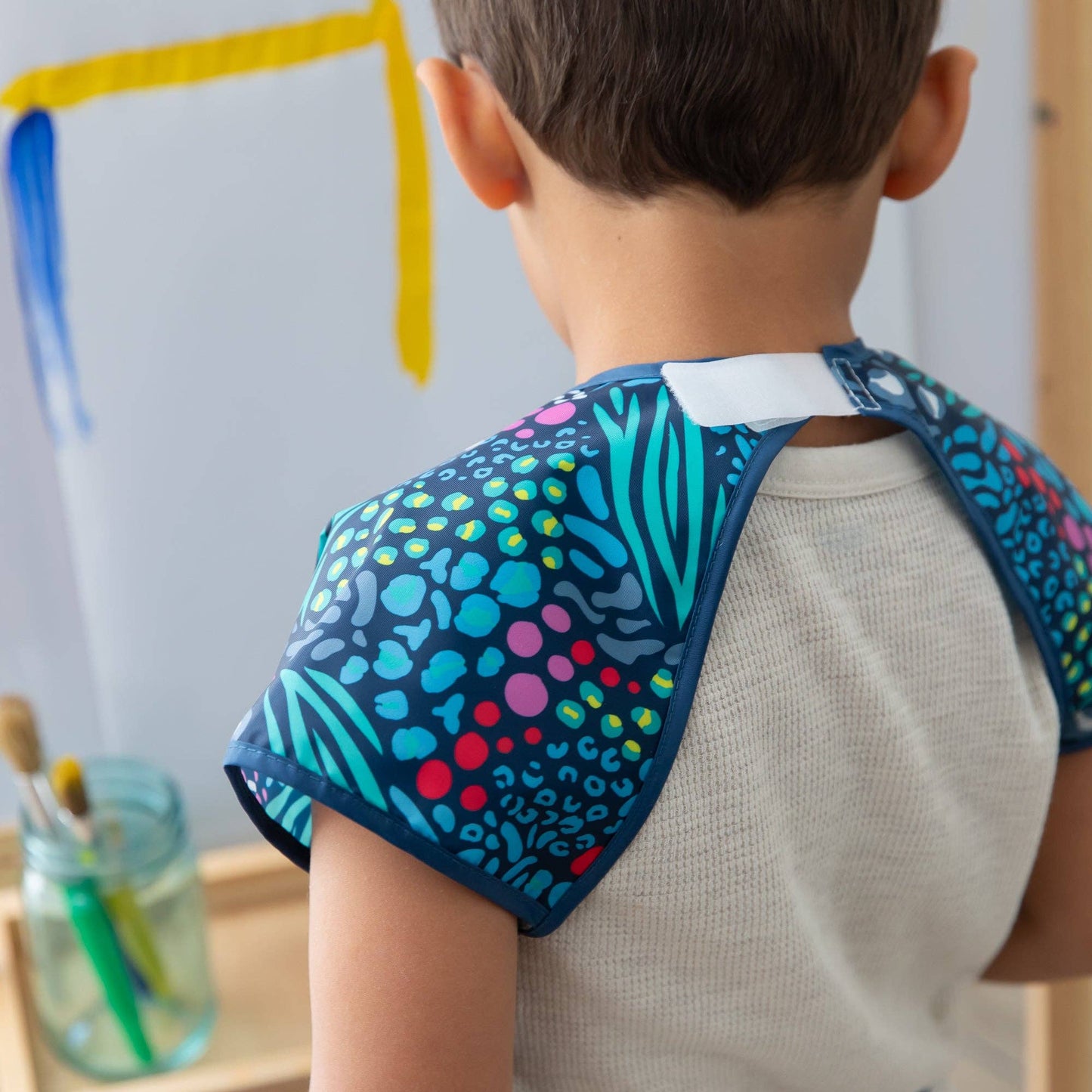 Short-Sleeved Smock: Animal Prints