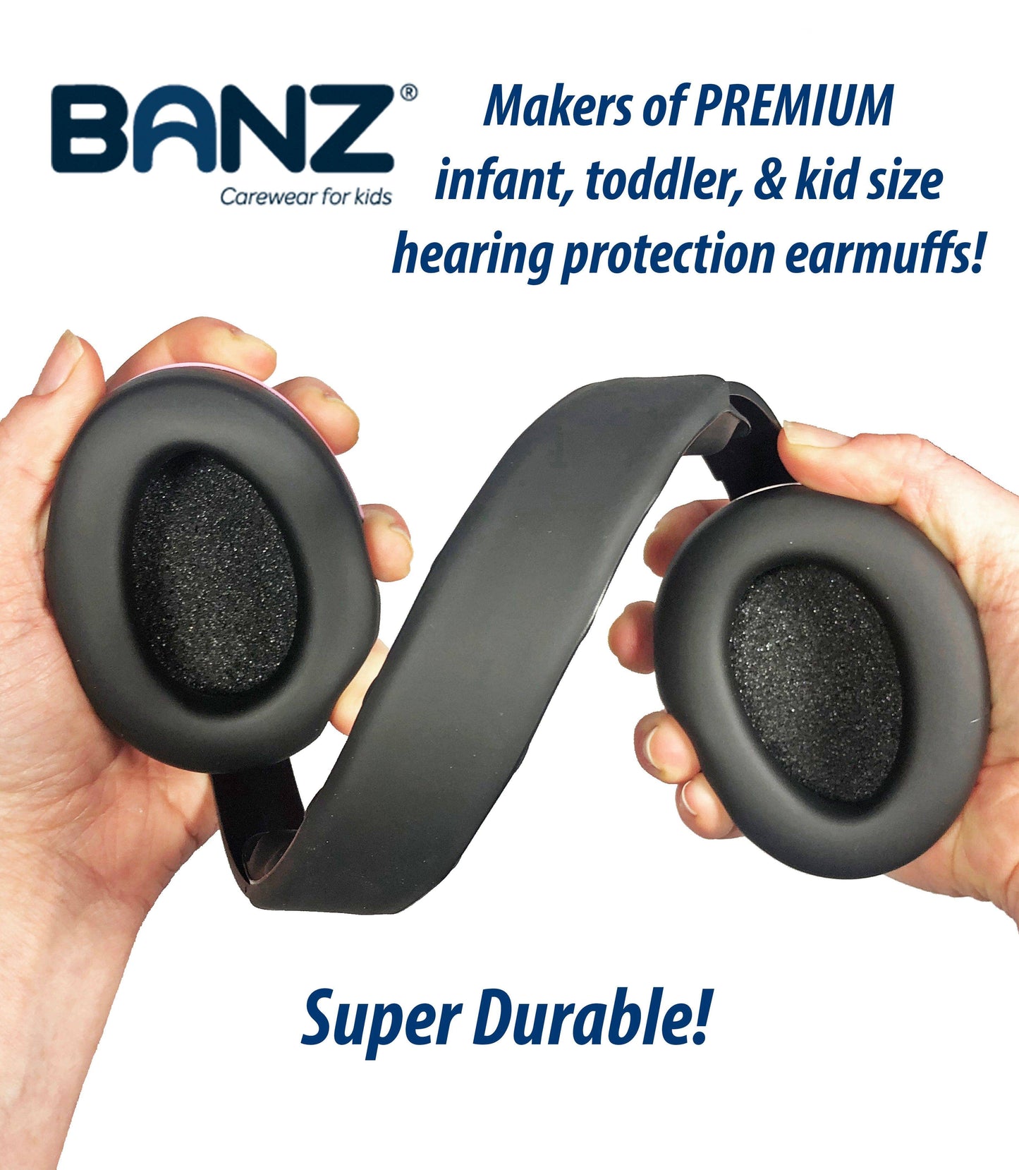 Baby Earmuffs Solids Noise Attenuation Ear Warmers for Kids: Peridot