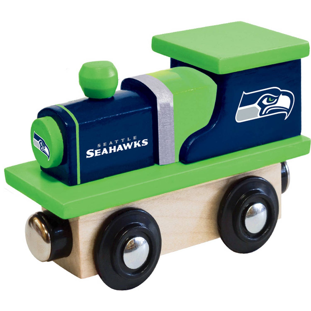 Seattle Seahawks Toy Train Engine Wood
