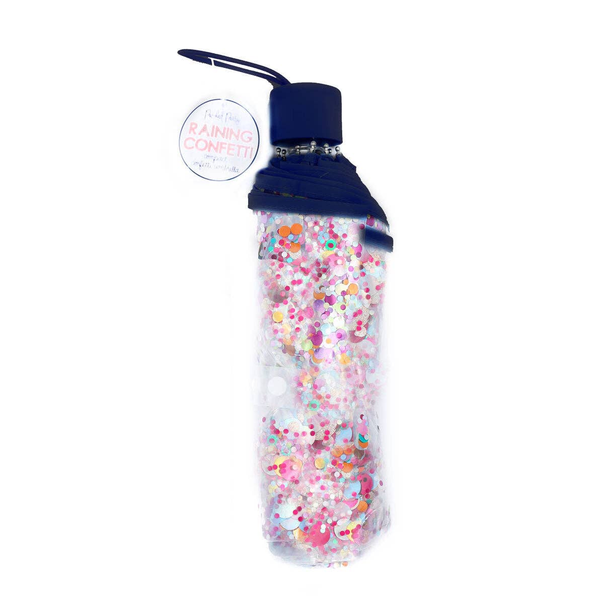 Essentials Confetti Clear Umbrella