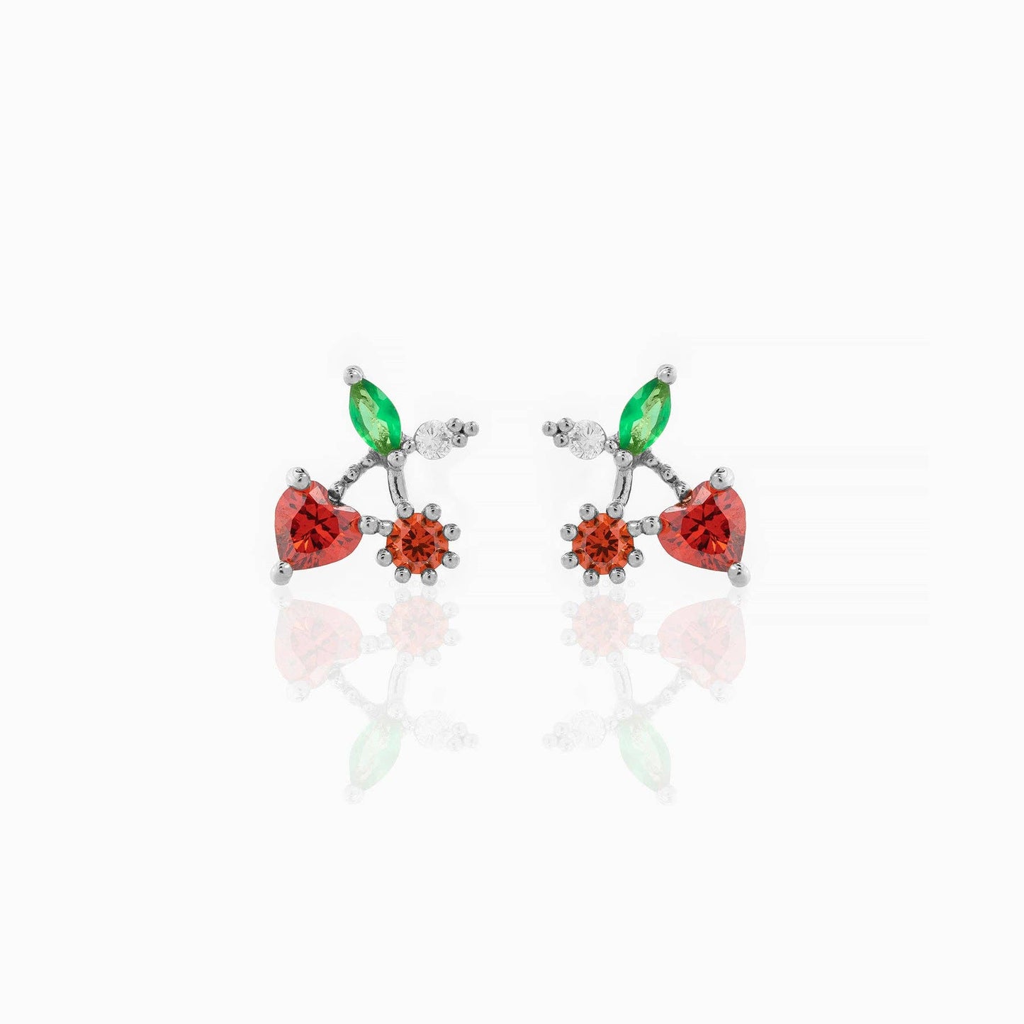 Cherry On Top Studs: Gold