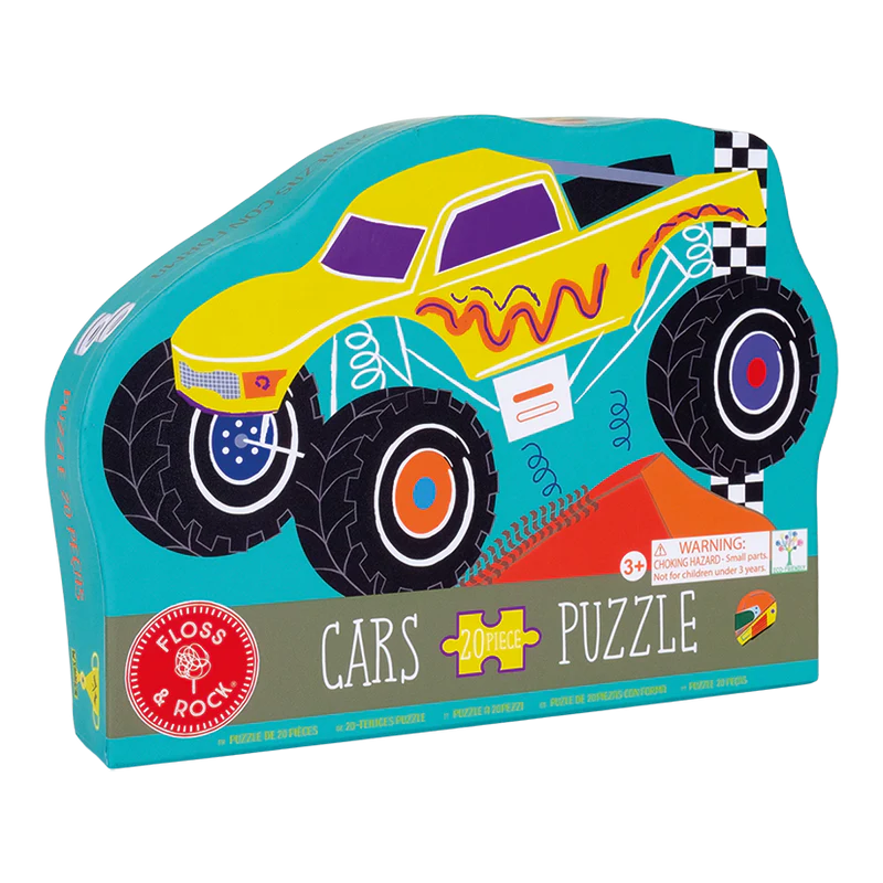 Cars Puzzle 20pc Shaped Jigsaw