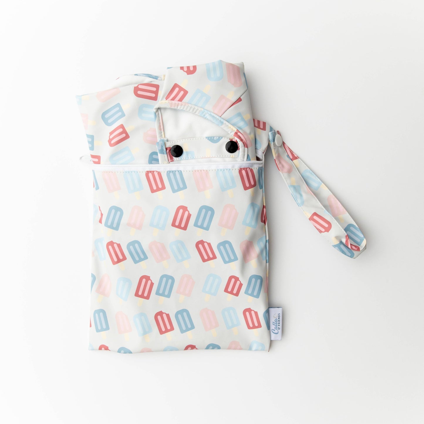 The Grayson Long Sleeve Bib - Popsicles: Pink / 6-36M
