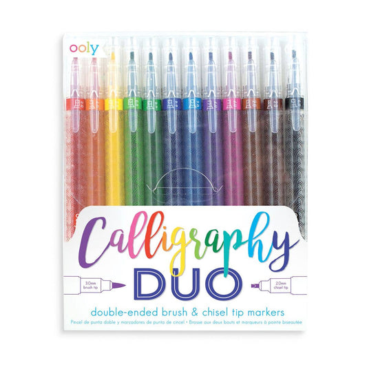 Calligraphy Duo Double Ended Markers- Set of 12