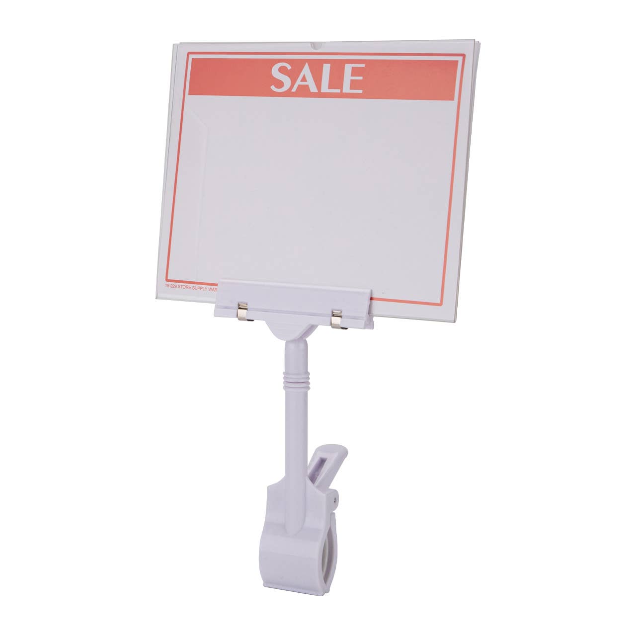 5" X 7" Acrylic Sign Holder With Clamp