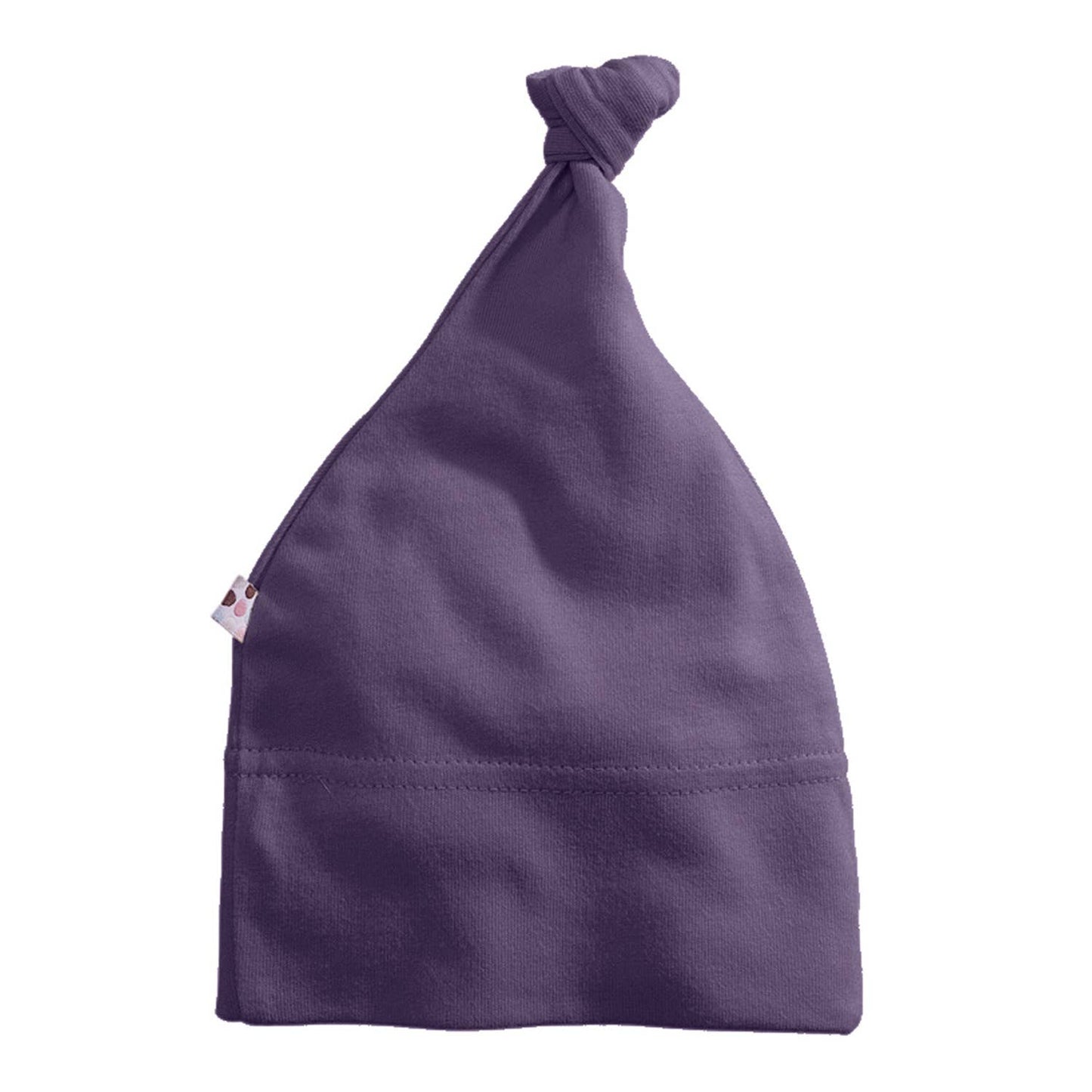 Babysoy Modern Knot Beanie: Pirate / 0-6 Months