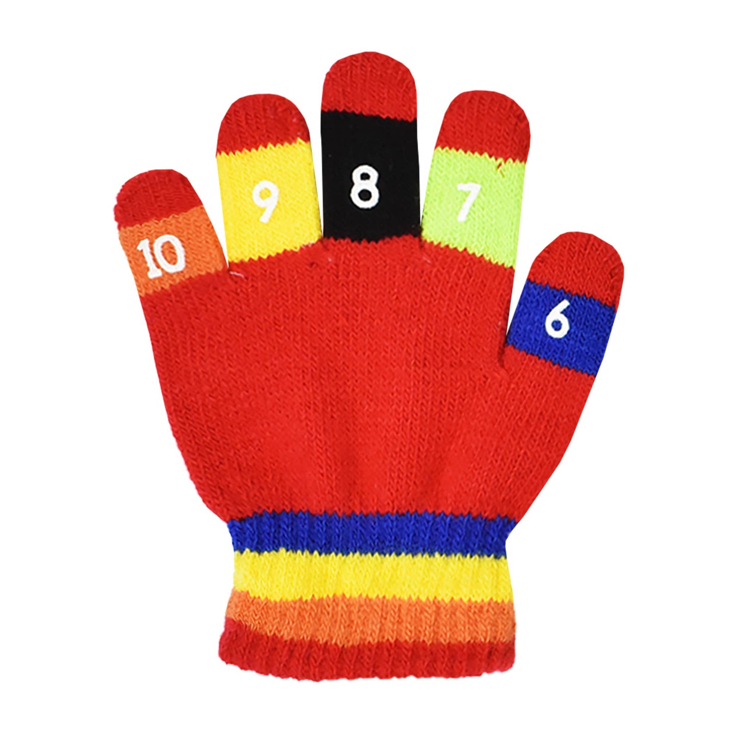 Boys/Girls Stretch Number Gloves Size 2-4