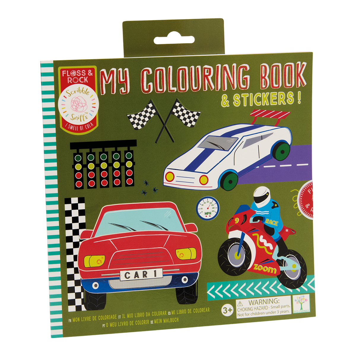 My Coloring Book & Stickers - Cars