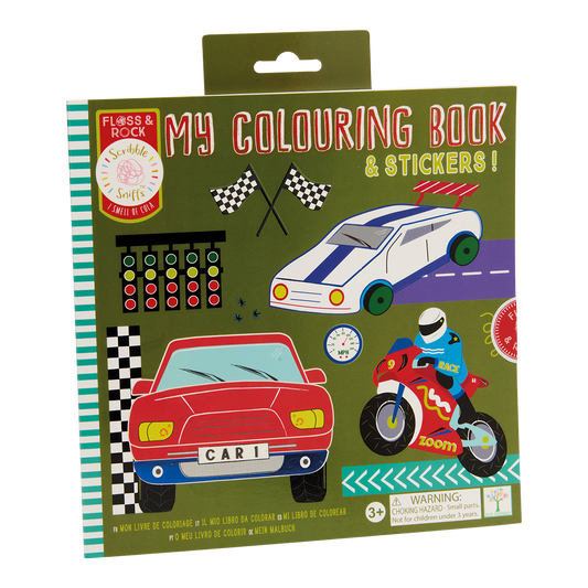 My Coloring Book & Stickers - Cars