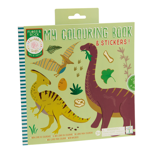 My Coloring Book & Stickers - Dinosaur