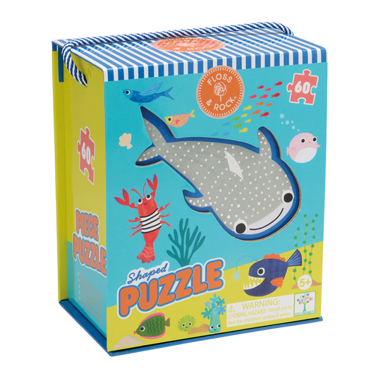 Ocean Shark Shaped Jigsaw Puzzle 60pc