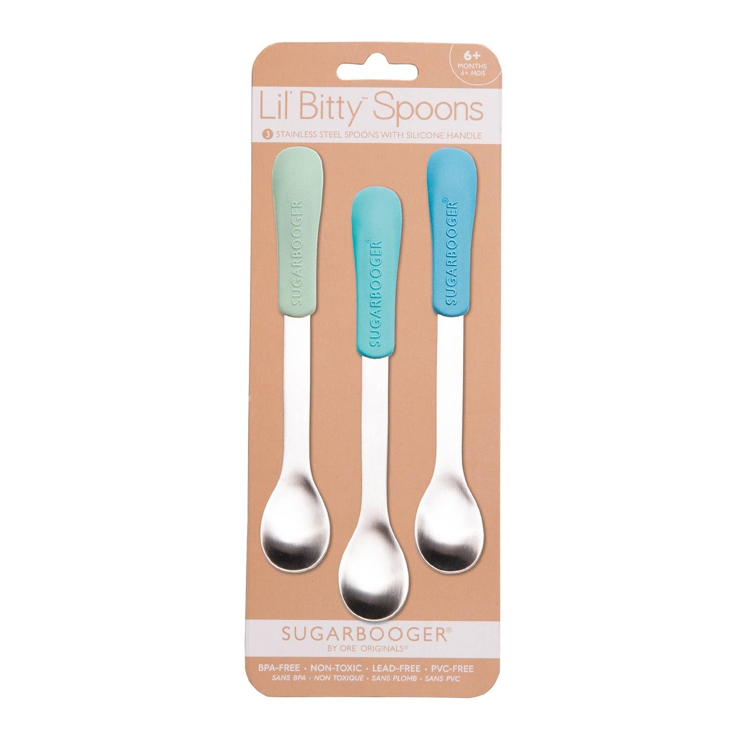 Lil' Bitty Spoon Set | Baby Blue