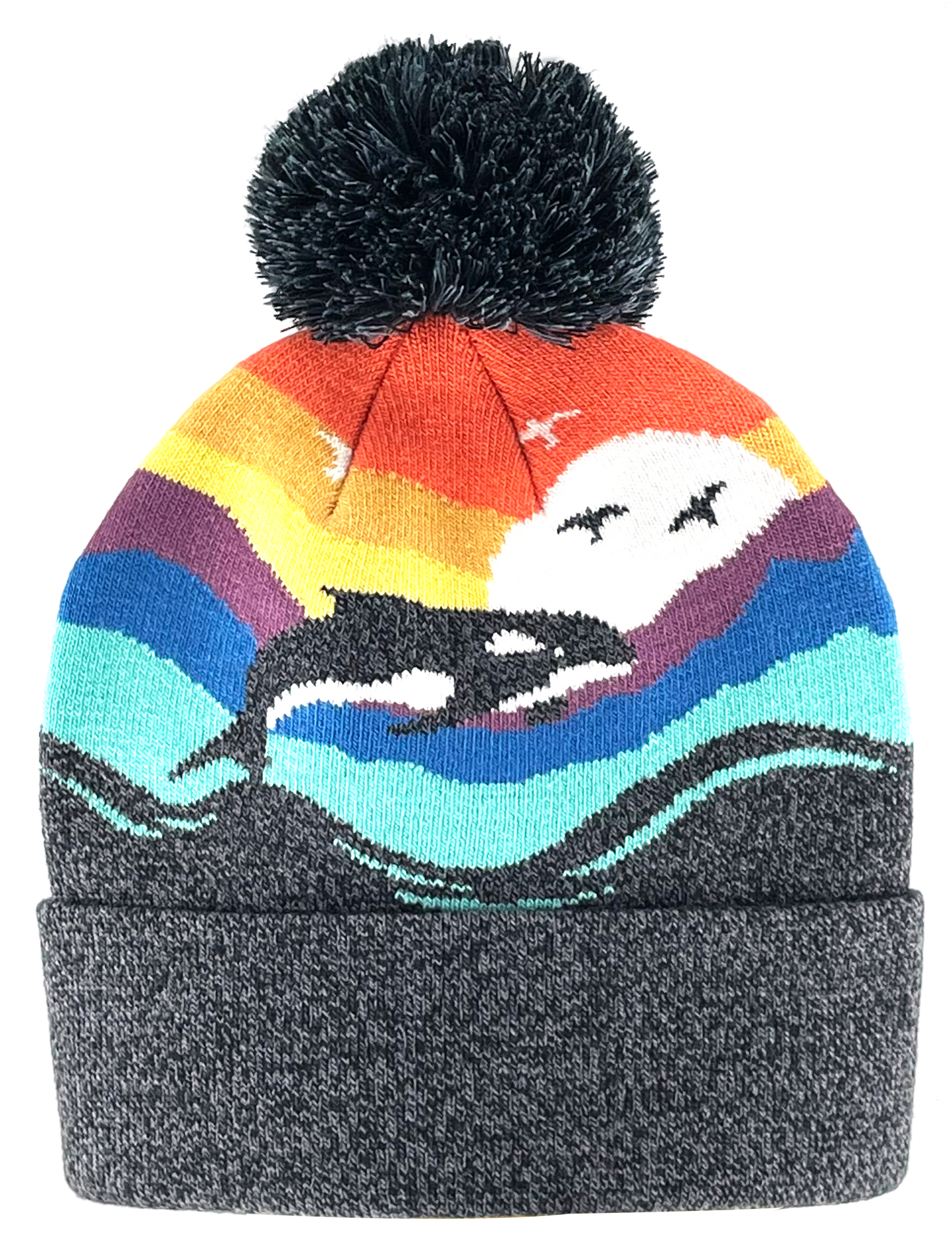 Orca Kids Beanie Hat – Colorful Knit Winter Hat for Little Ocean Explorers: Kids