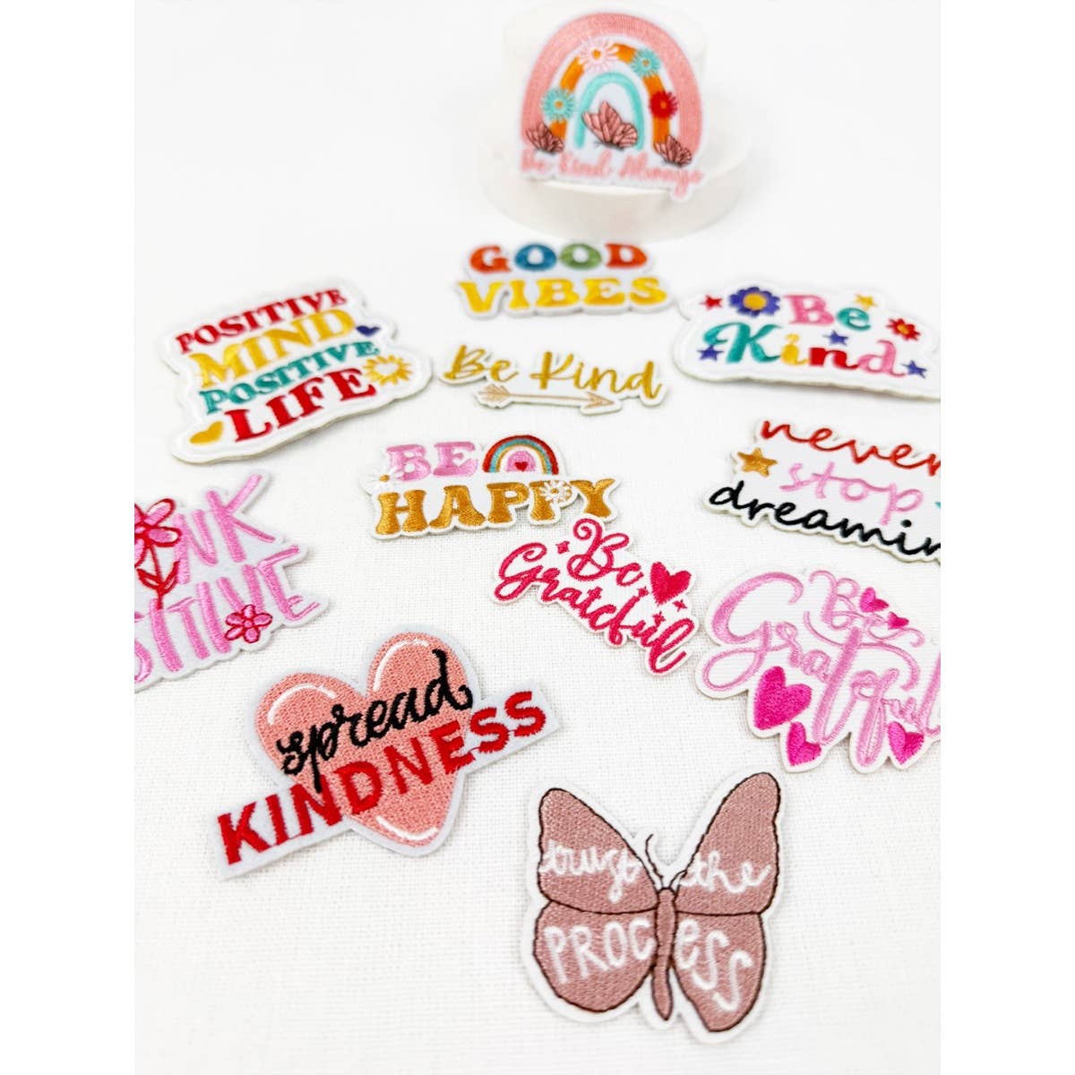 SELF CARE THEME Iron On Embroidered Patches