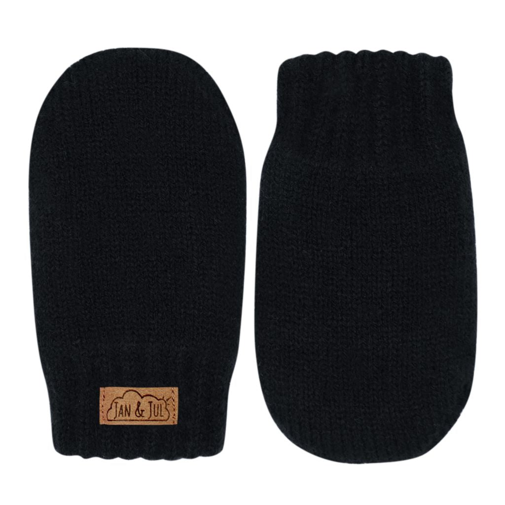 Jan & Jul - Knit Mittens - Black