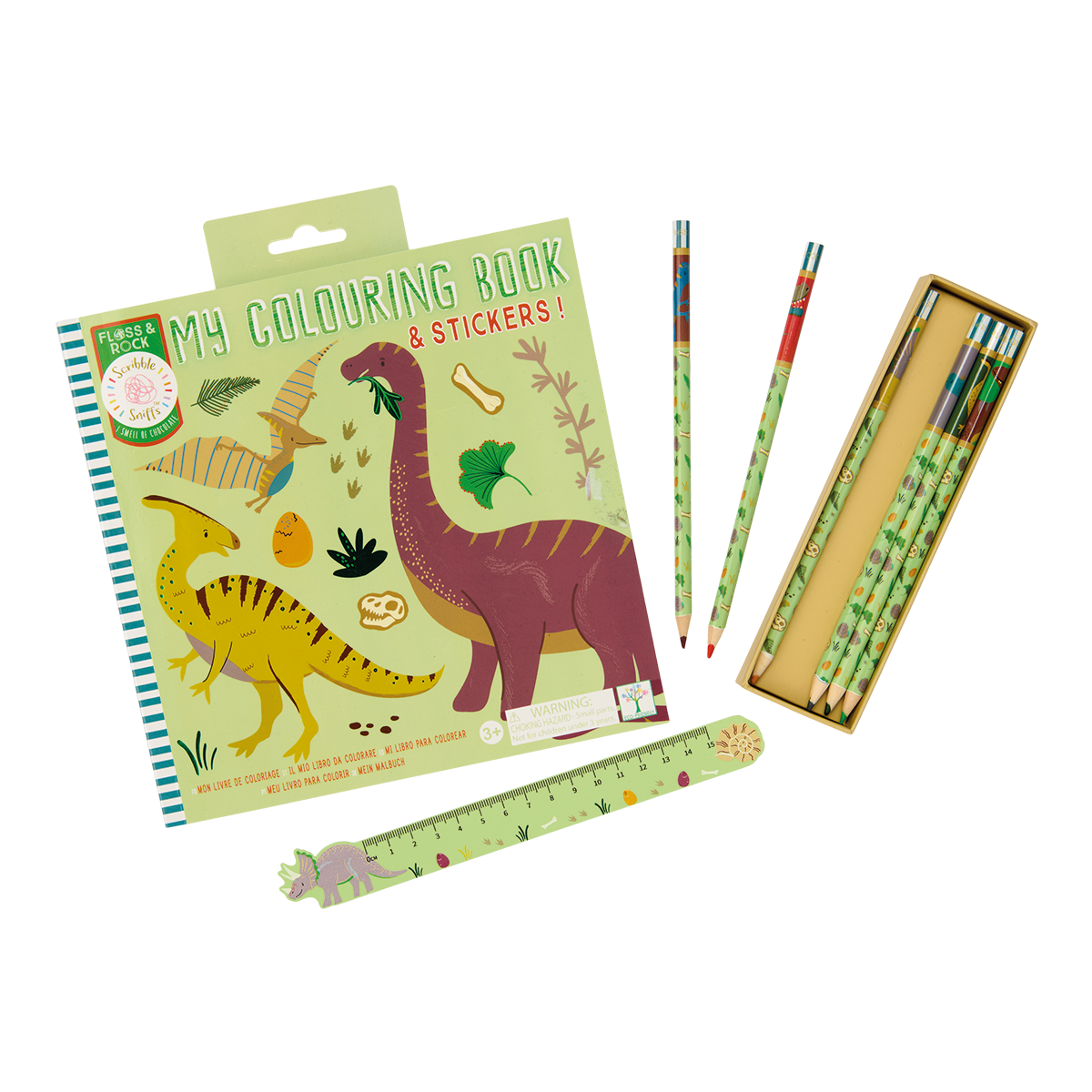 Scribble Sniffs Dinosaur My Coloring Book
