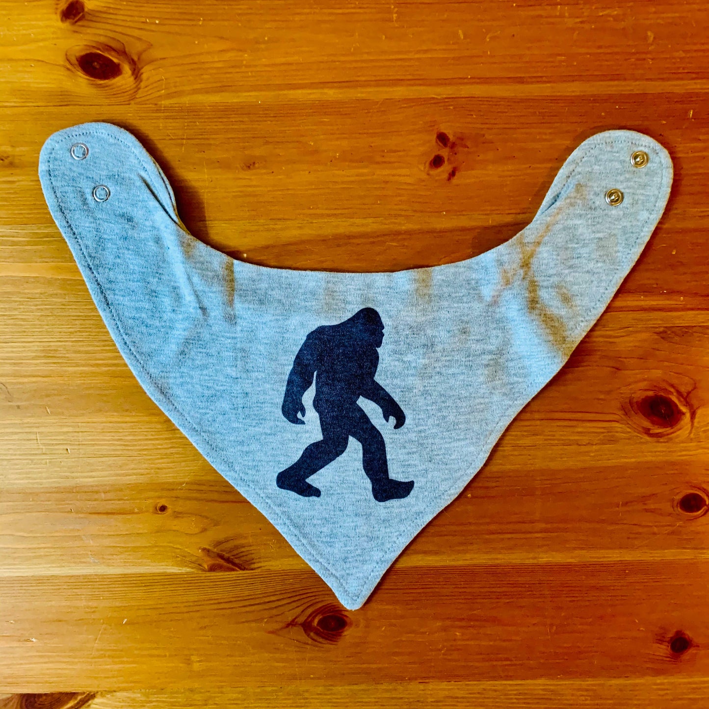 Handkerchief Bib - / Bigfoot / Grey / One Size
