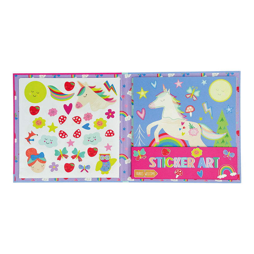Rainbow Fairy Sticker Art