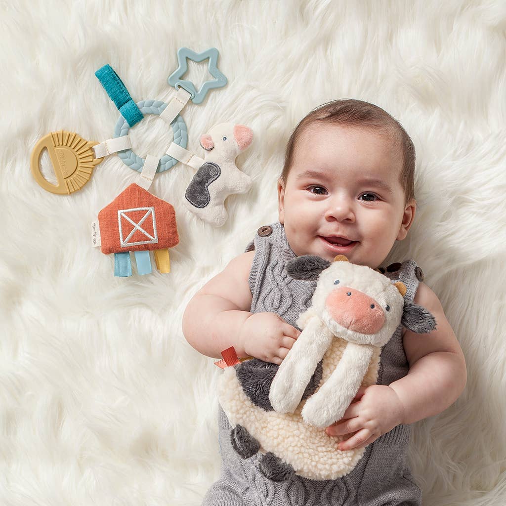 *NEW OPTION* Bitzy Busy Ring™ Teething Activity Toy: Veggie