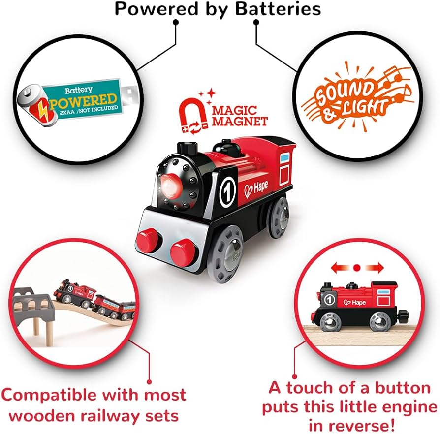 Hape Battery Powered Engine No. 1 Train