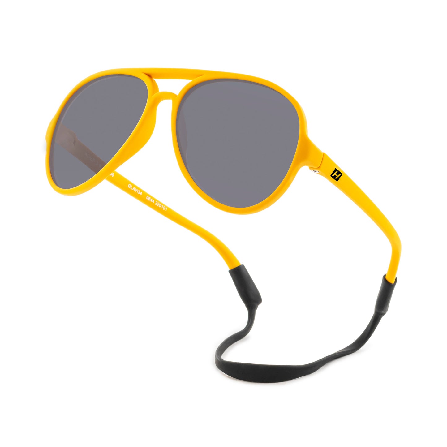 Hipsterkid Baby & Kids Sunglasses – Polarized, UV Protective | Mustard: Baby: 0-2 years