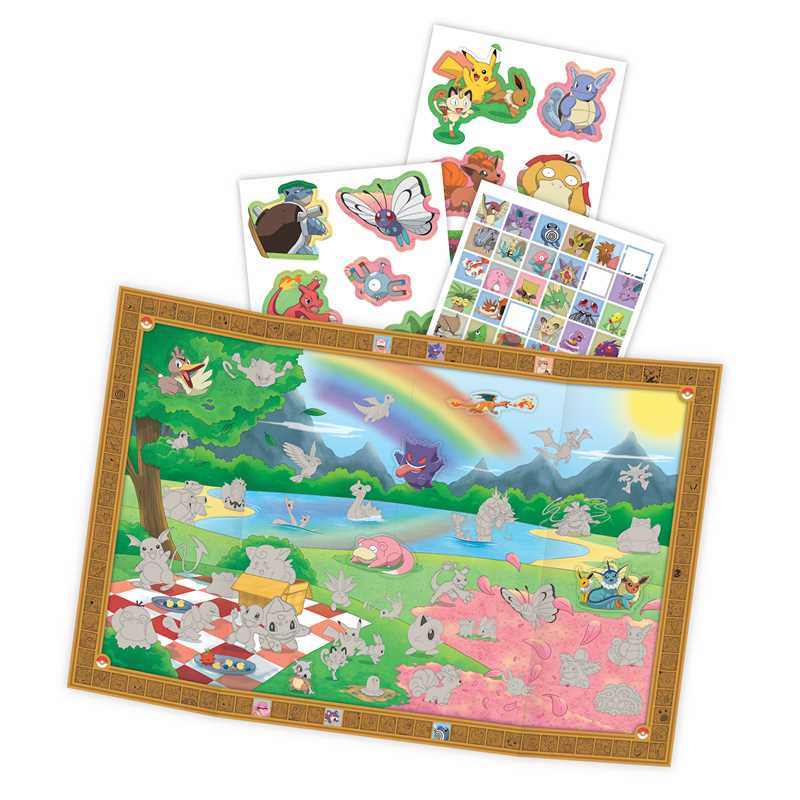 Pokémon The Official Sticker Book of the Kanto Region by Pikachu Press: Paperback; 108 pages / English