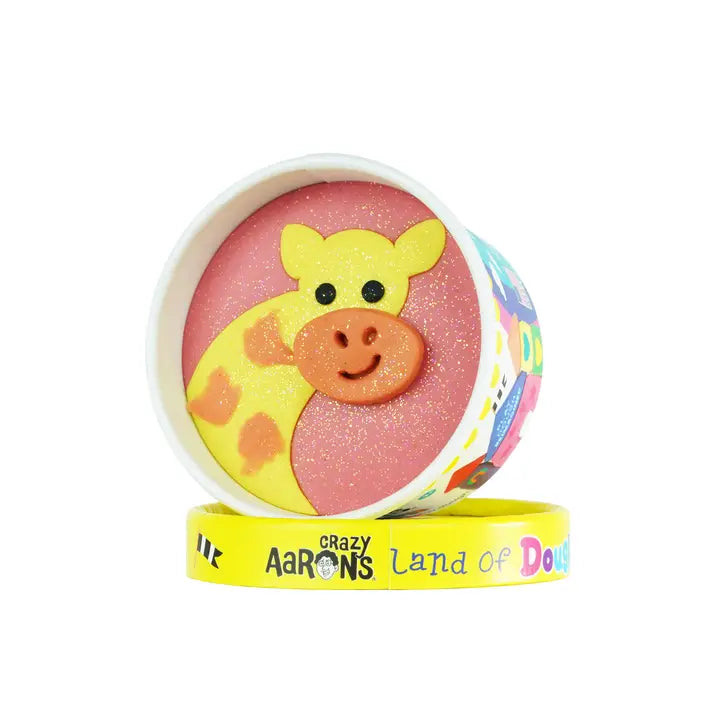 Land of Dough Medium Zoo Animal Cup Multi-Colored