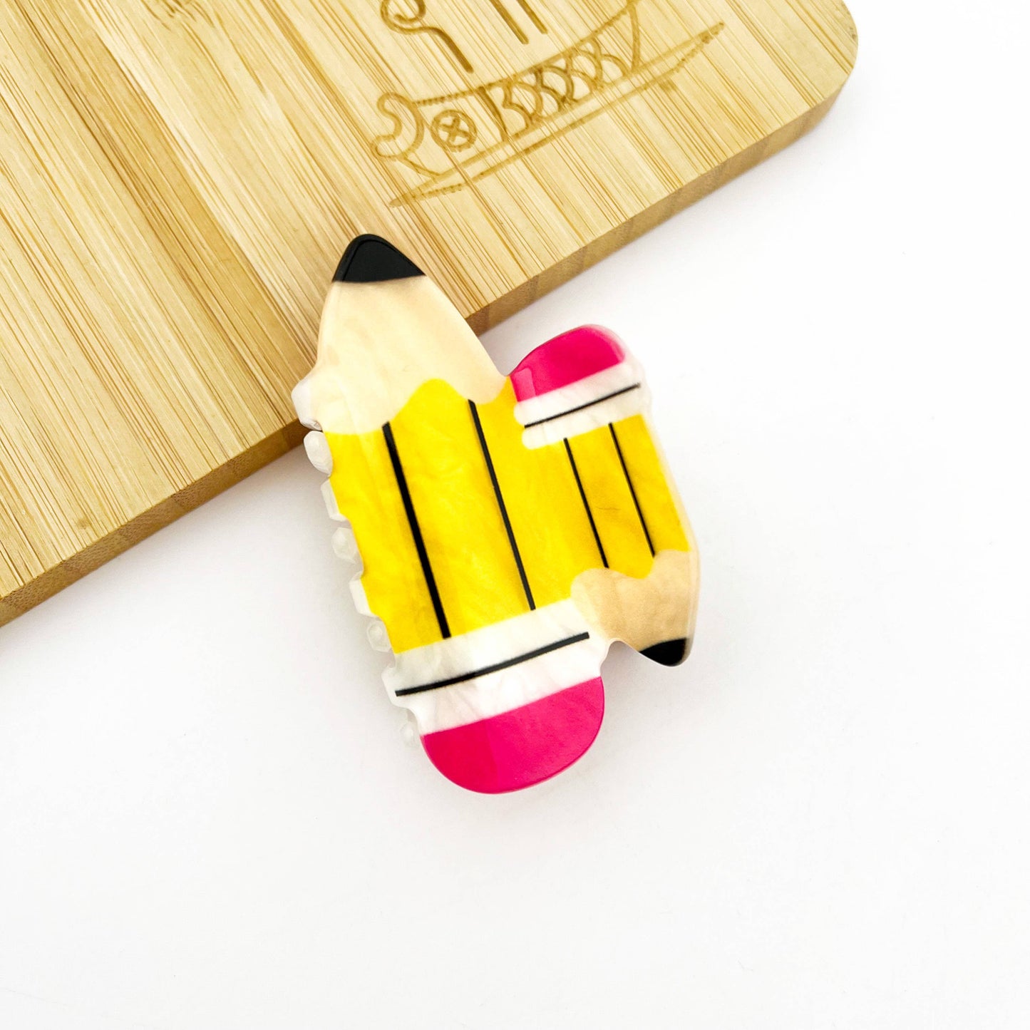 Pencil Claw Clip, Stationery Hair Clip: Small