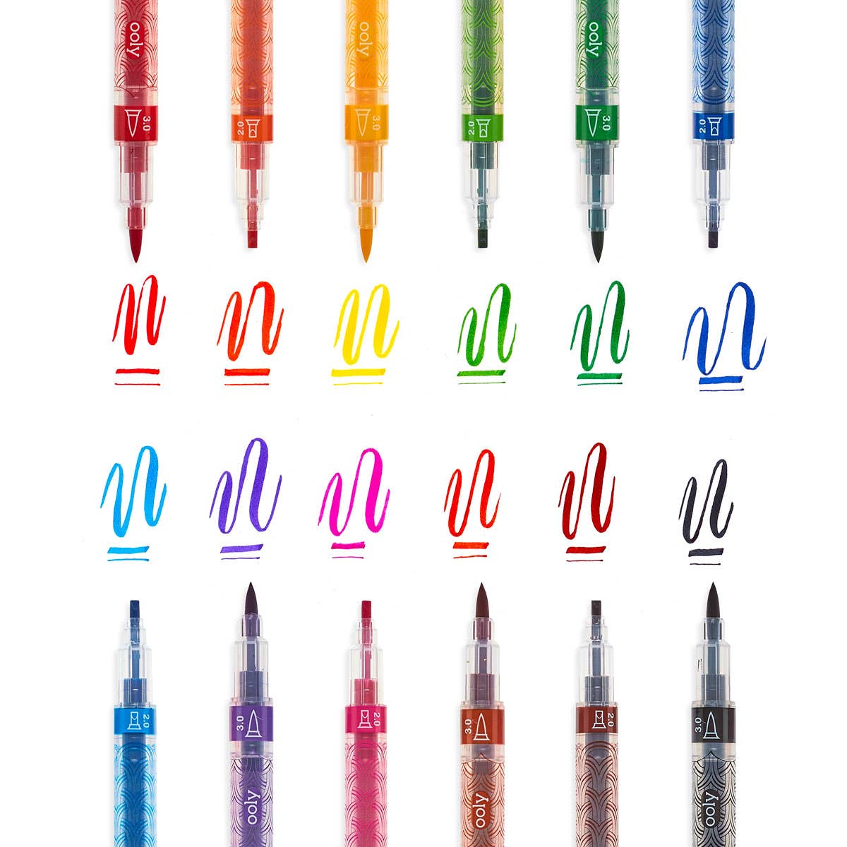 Calligraphy Duo Double Ended Markers- Set of 12