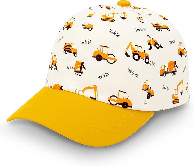 Jan & Jul UV Baseball cap Little Diggers Truck Hat
