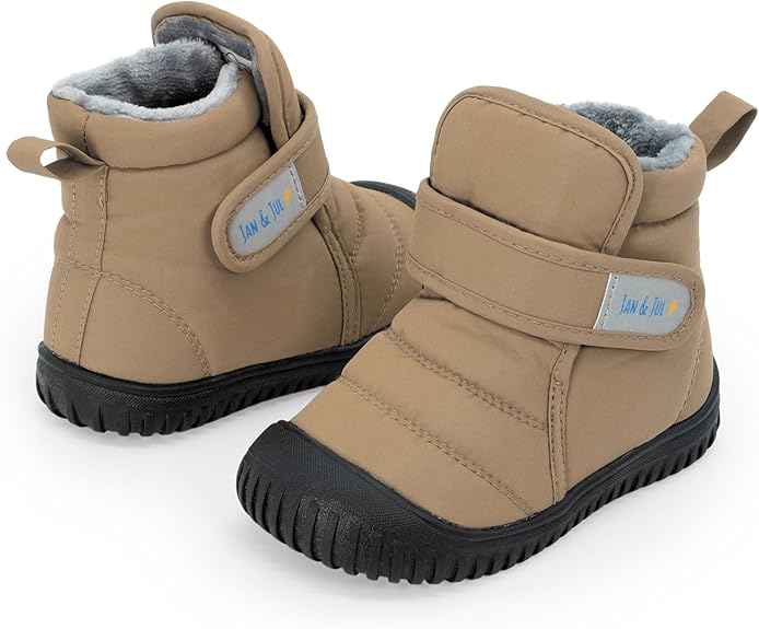 Jan & Jul -  Velcro Toasty Dry Winter Boots - Soft brown