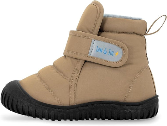 Jan & Jul -  Velcro Toasty Dry Winter Boots - Soft brown
