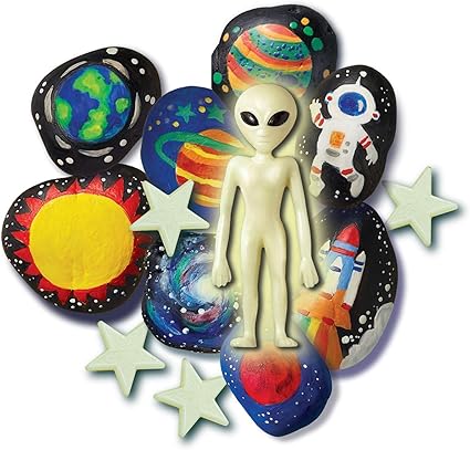 Space Rock Painting Glow-in-the-Dark Kit