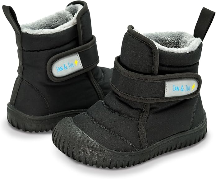 Jan & Jul -  Velcro Toasty Dry Winter Boots - Black