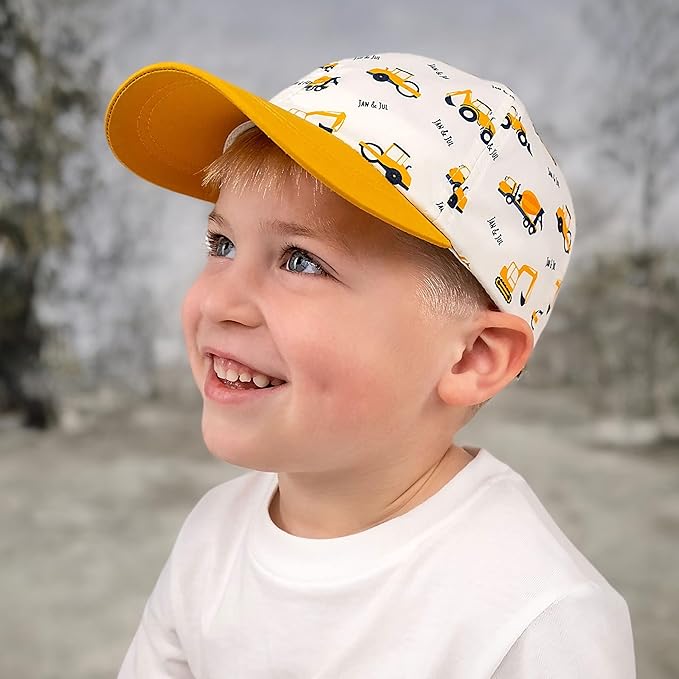Jan & Jul UV Baseball cap Little Diggers Truck Hat